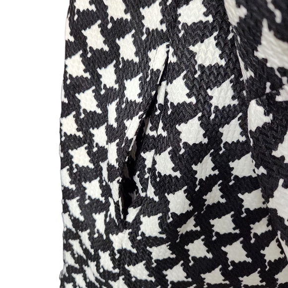NEW Retro Threads Black & White Houndstooth Coat SMALL - Picture 3 of 11